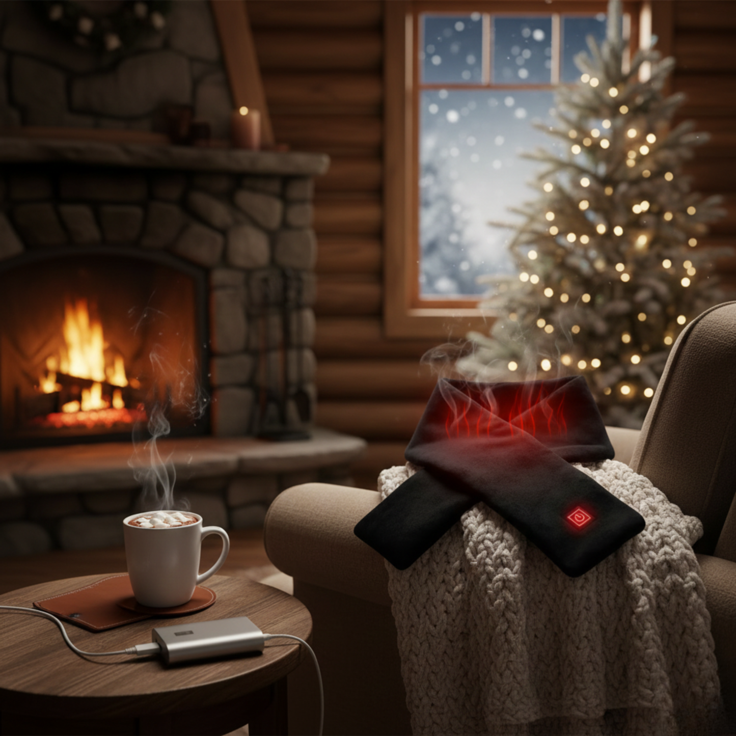 Bufanda Calefactable USB 3 en 1