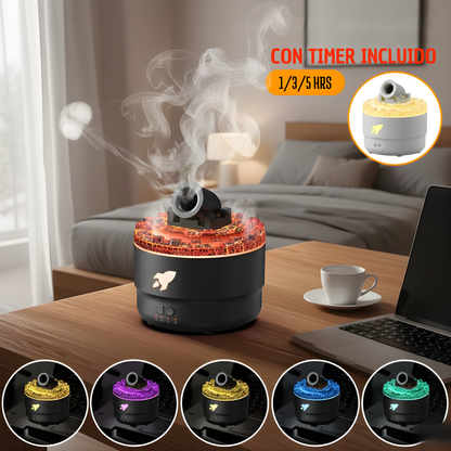 Humidificador Volcánico 3 en 1
